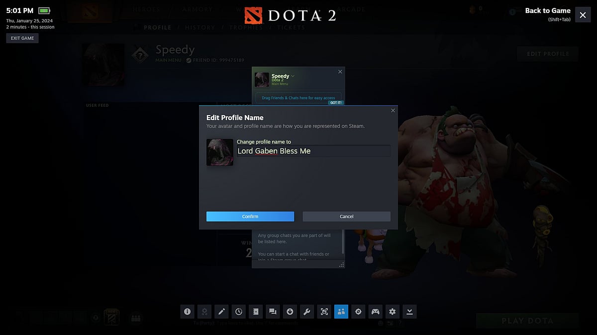 in-game Client