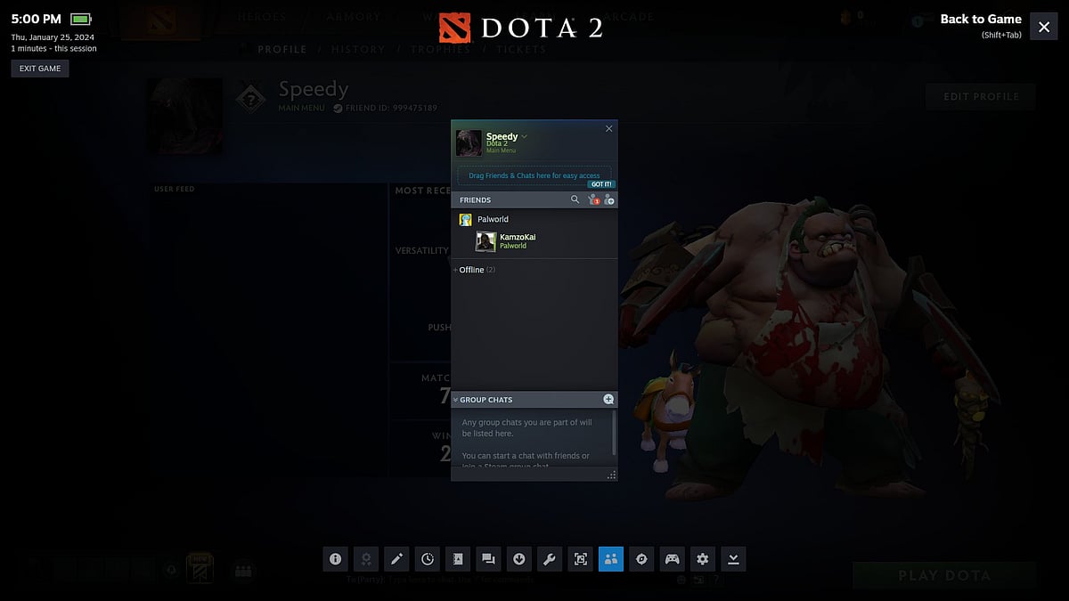 in-game Client