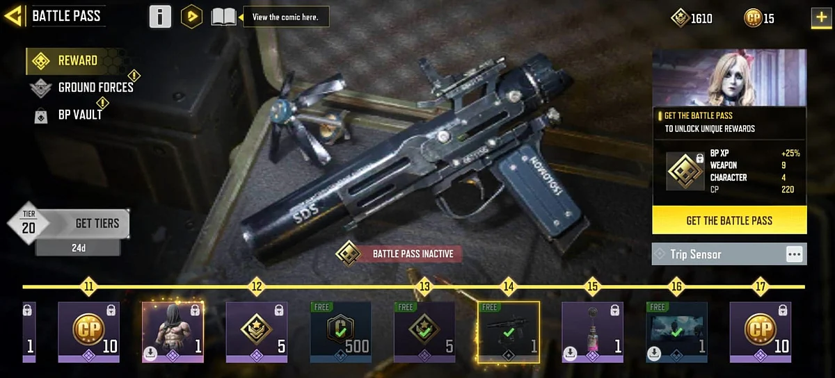 Trip Sensor in COD: Mobile
