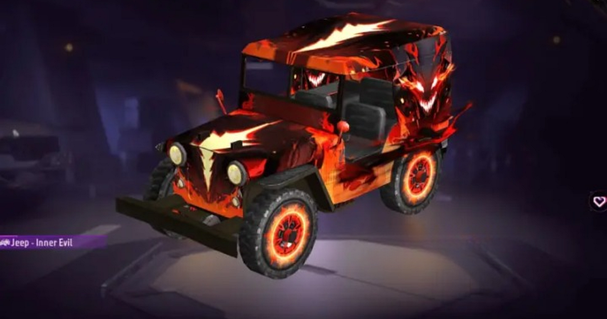 <div class="paragraphs"><p>Free Inner Evil Jeep Skin in Free Fire MAX is Up for Grabs, Check How to Get</p></div>