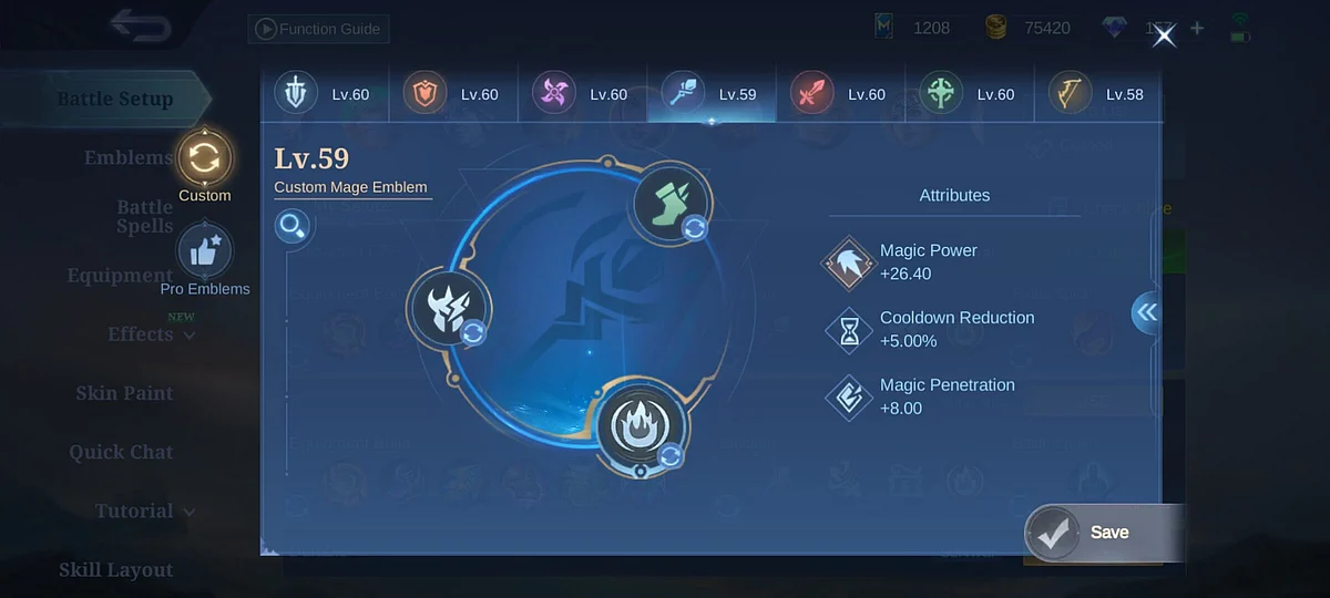 Best Alice Emblem in Mobile Legends