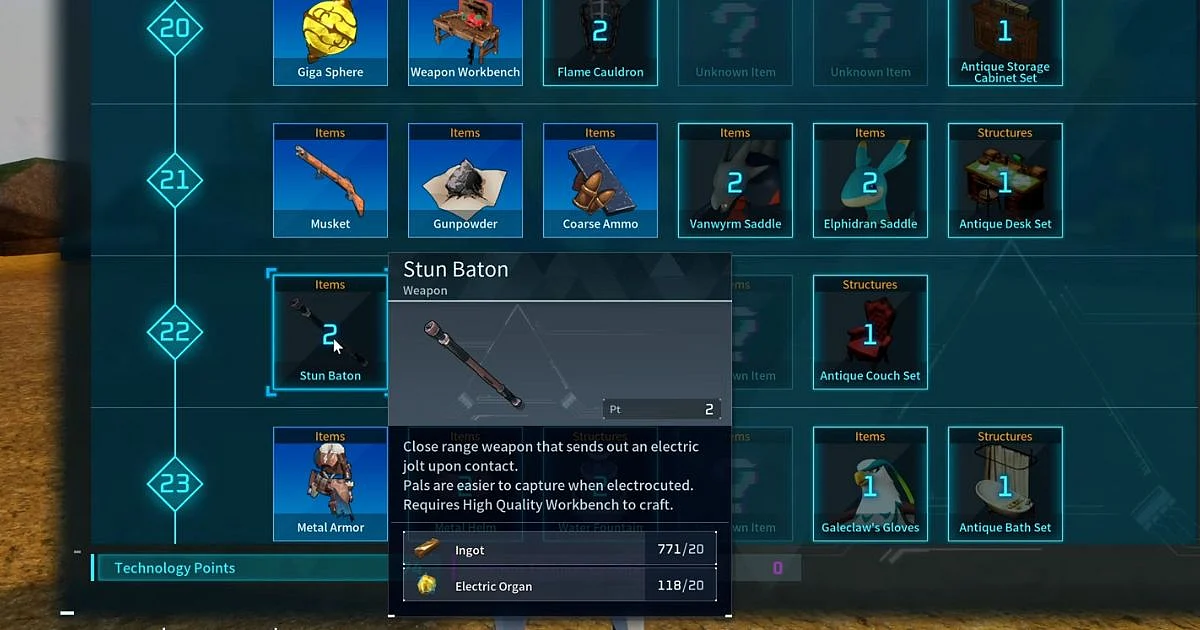 <div class="paragraphs"><p>Here’s How You Can Unlock and Use Stun Baton in Palworld</p></div>
