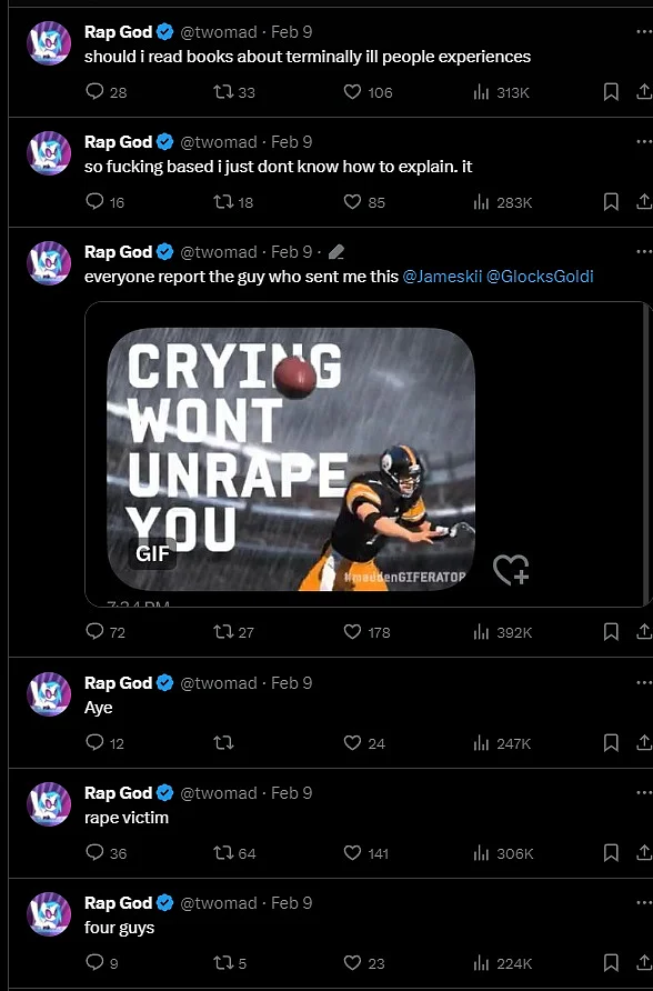 Twomad Twitter feed