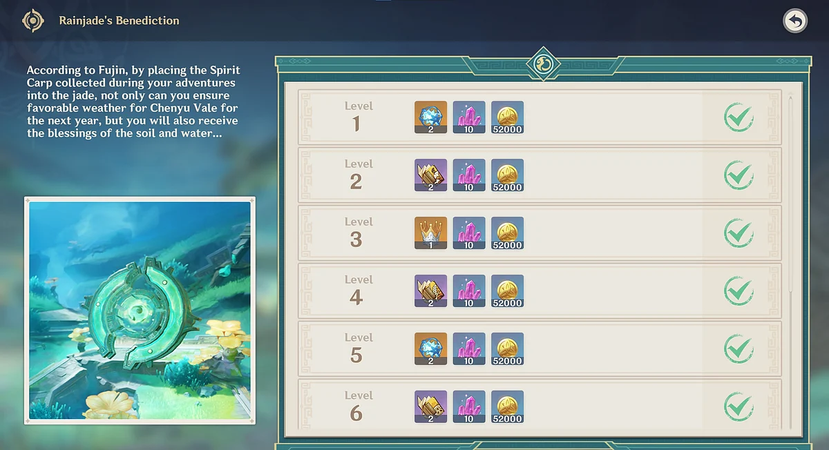 Genshin Impact 4.4 Rainjade Oblation: Unlocking, Offering, and Rewards