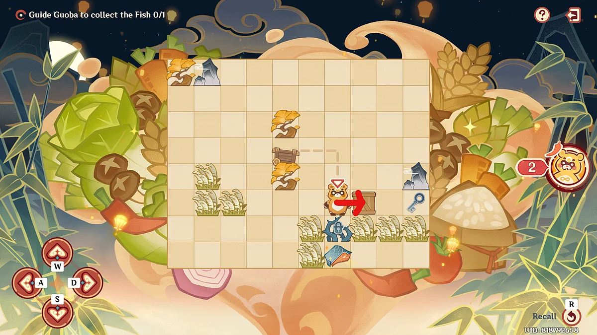 Head to the left side and start pushing the crate further to obtain the key.