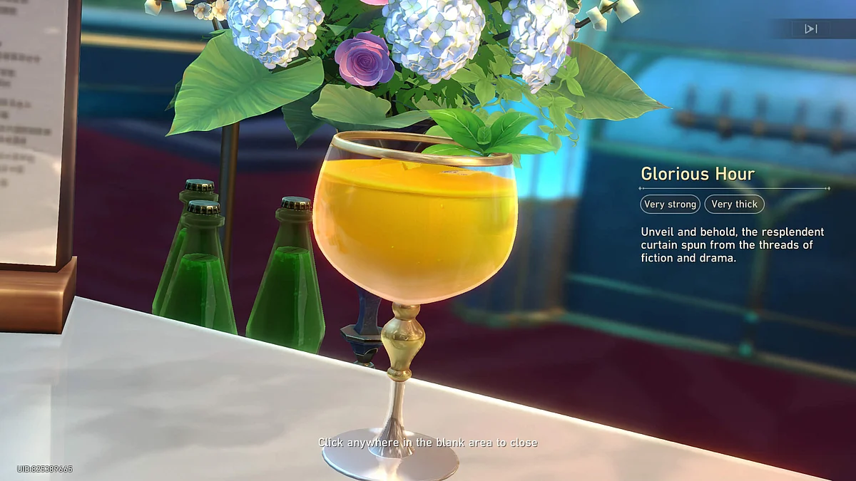 Honkai Star Rail Vignettes in a Cup Deduction Drink Recipes - Glorious Hour