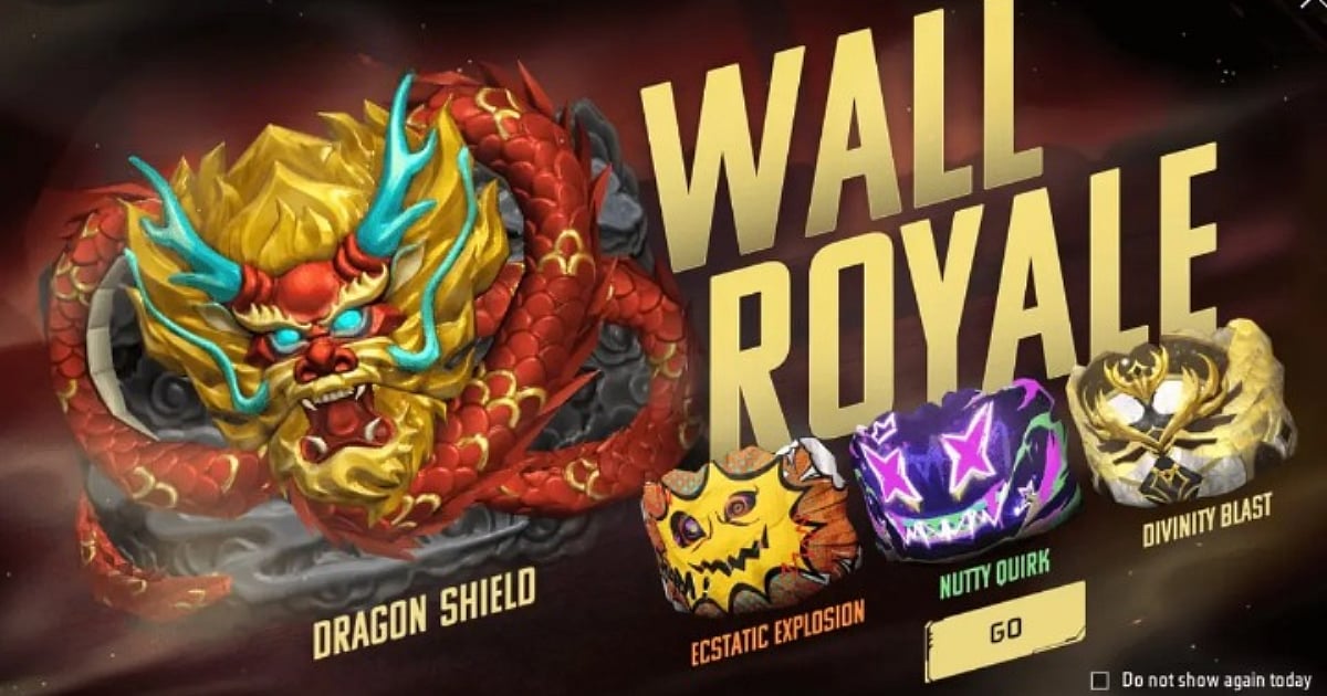 <div class="paragraphs"><p>Free Fire MAX Wall Royale Event: Get Dragon Shield and New Gloo Wall Skins</p></div>