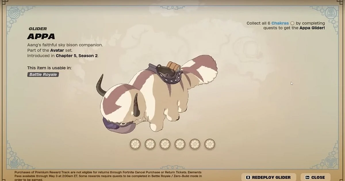 <div class="paragraphs"><p>Here’s How You Can Get Appa Glider in Fortnite x Avatar: The Last Airbender Crossover</p></div>
