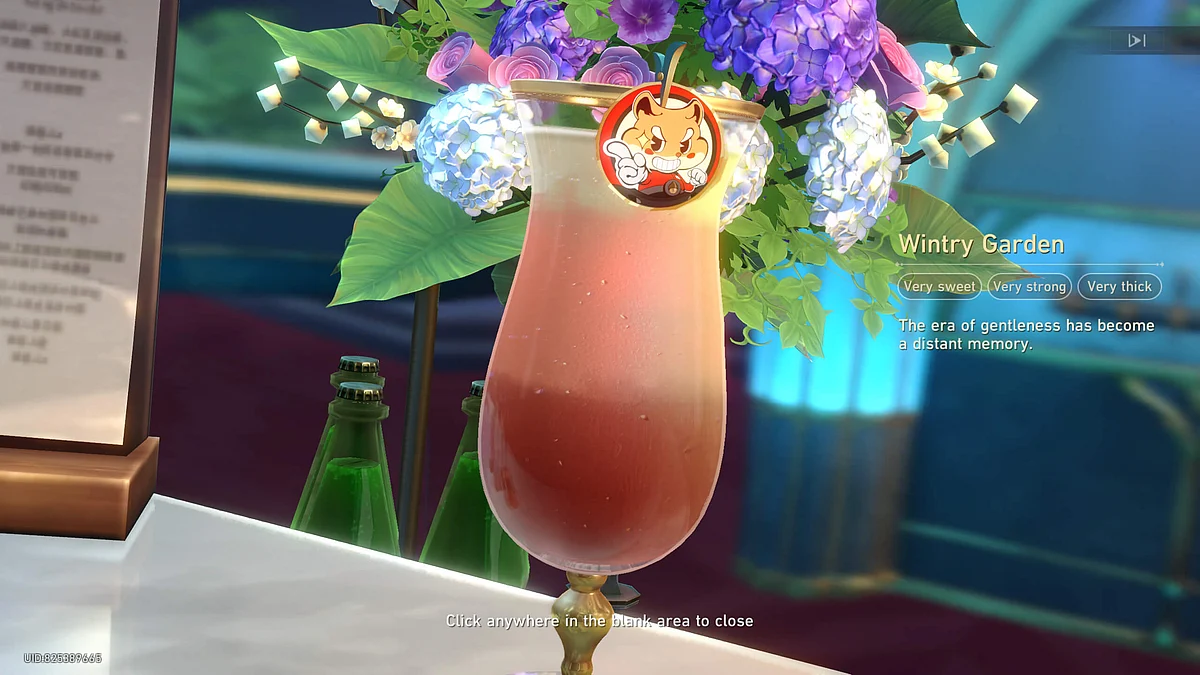 Honkai Star Rail Vignettes in a Cup Deduction Drink Recipes - Wintry Garden