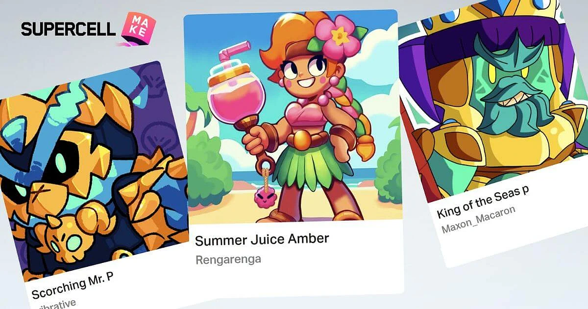<div class="paragraphs"><p>Mr. P and Amber Brawl Stars Supercell Make Contest: Finalists and Winning Skins</p></div>
