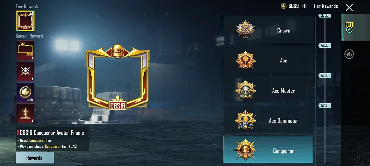 C6S16 Conqueror Frame