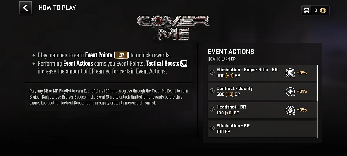 Cover Me Missions