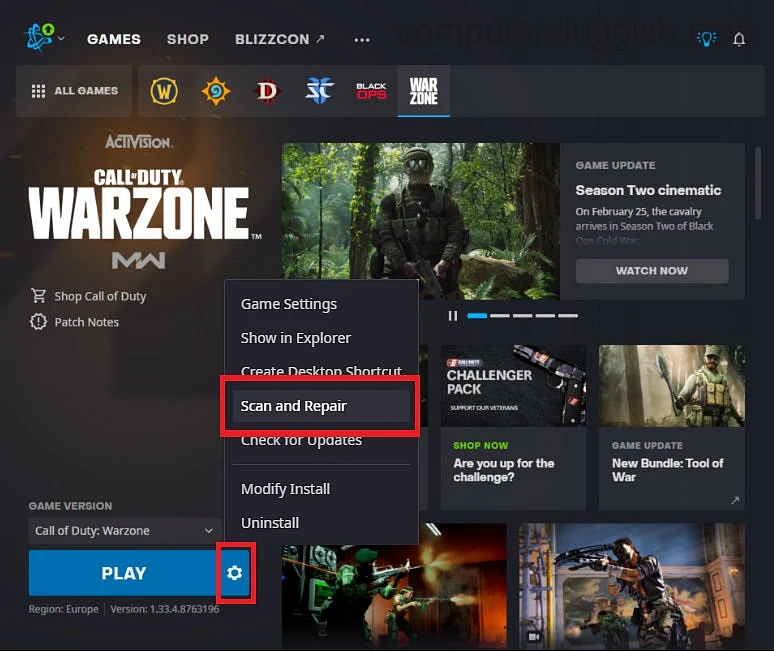 How To Fix Dev Error 5573 In COD Warzone