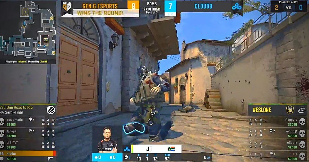 CS:GO Pro Surprisingly Dies at Banana due to an A-Site Plant on Inferno