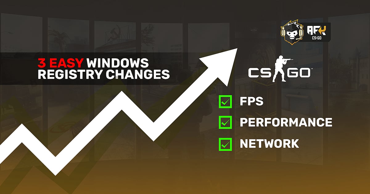 How to Increase FPS in CS:GO With Easy Windows Registry Tweaks