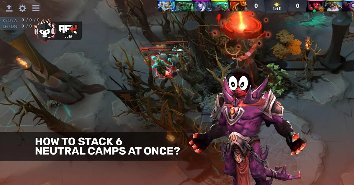 How to Stack 6 Neutral Camps in Dota 2 at Once?