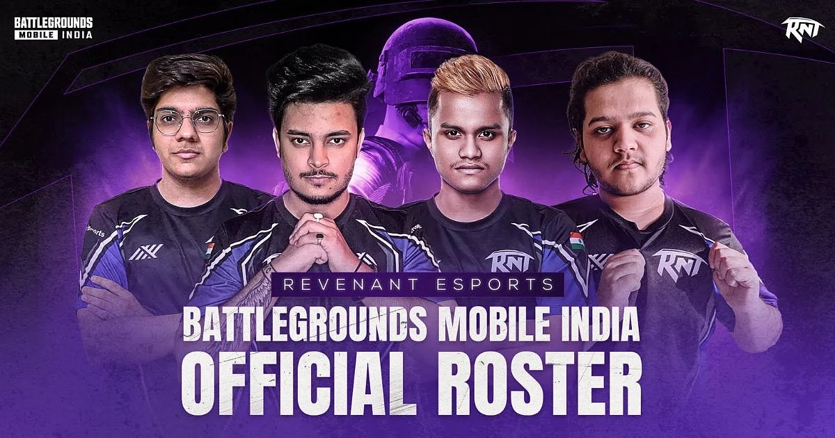 Revenant Esports Announces Battlegrounds Mobile India Roster