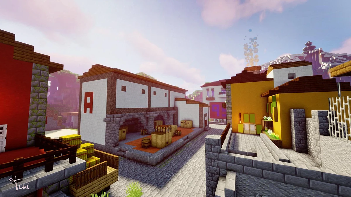 CS:GO Fan Recreates Inferno Map Replica in Minecraft