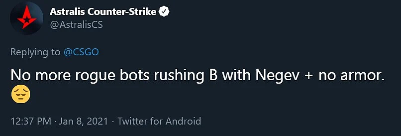 CS:GO Community Reacts as Valve Removes Bots From Competitive