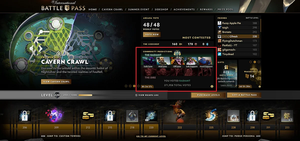 How to Always Get Community Predictions Right in the International 2020 Battle Pass?