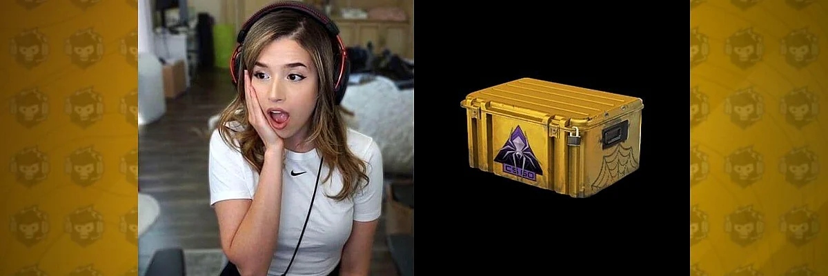 Pokimane Surprises Herself after Lucky Unboxing of her Favorite CS:GO Skin