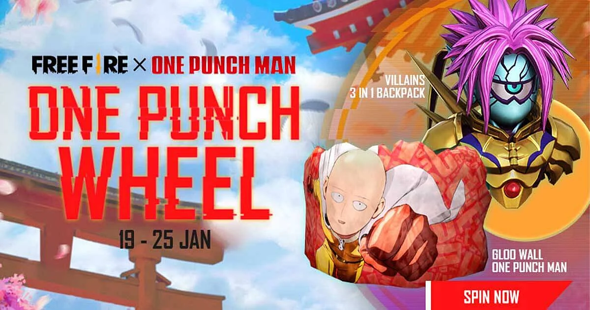 Free Fire: How to Get One Punch Man Villain Backpack and Gloo Wall