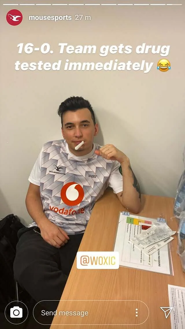 Mousesports Players Undergo a Drug Test Following their '16-0' Victory over EG on Nuke