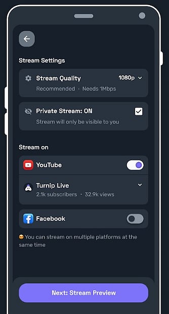 How to Live Stream on Turnip: A Complete Guide