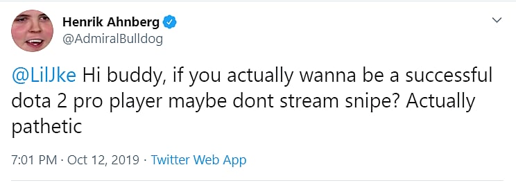 Lil responds to AdmiralBulldog’s accusation about stream sniping