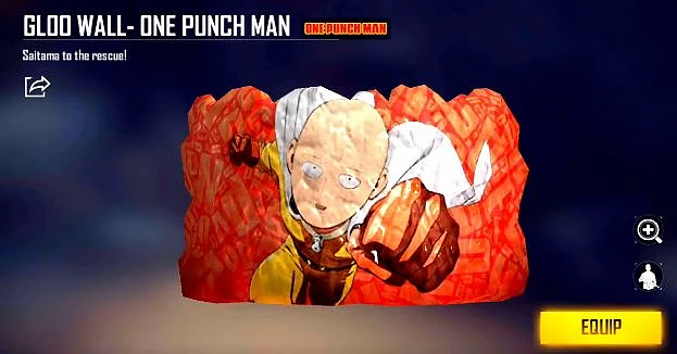 Free Fire: How to Get One Punch Man Villain Backpack and Gloo Wall