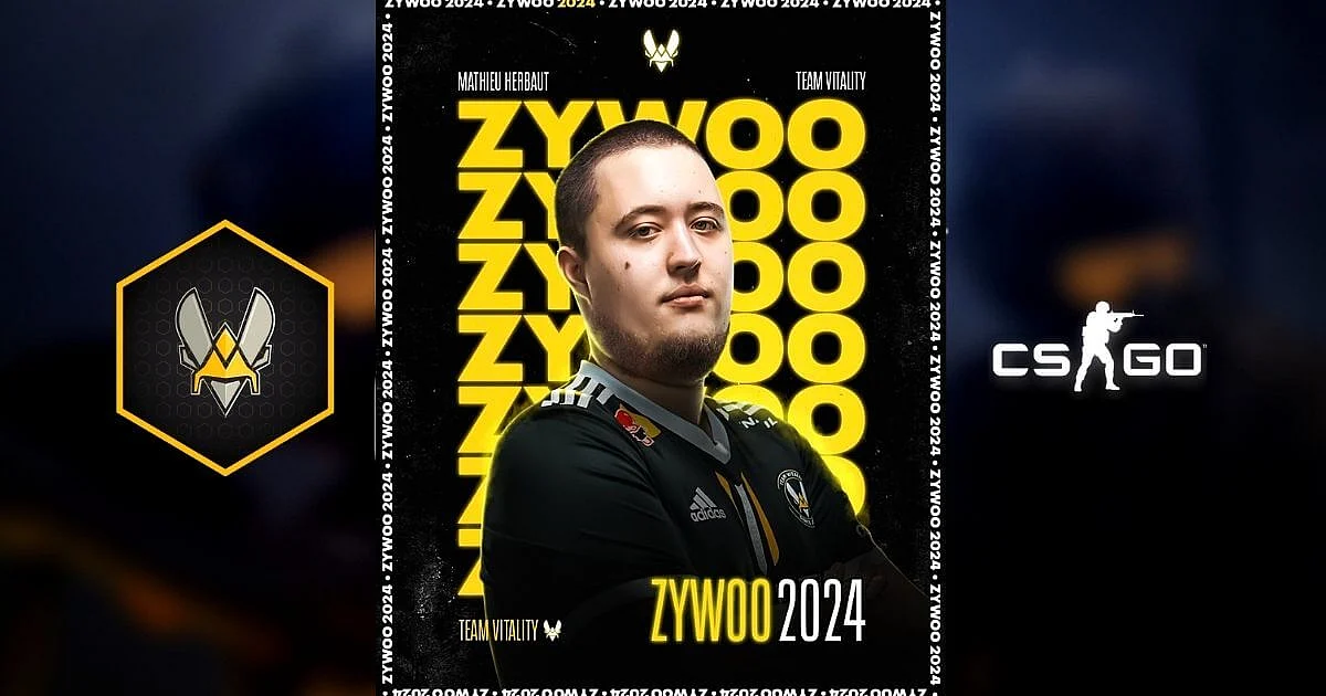 Holograms of ZywOo Takeover Paris After Vitality Contract Extension