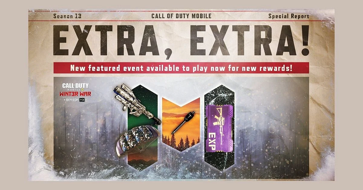 COD: Mobile Extra, Extra! event is giving players XP cards and camos