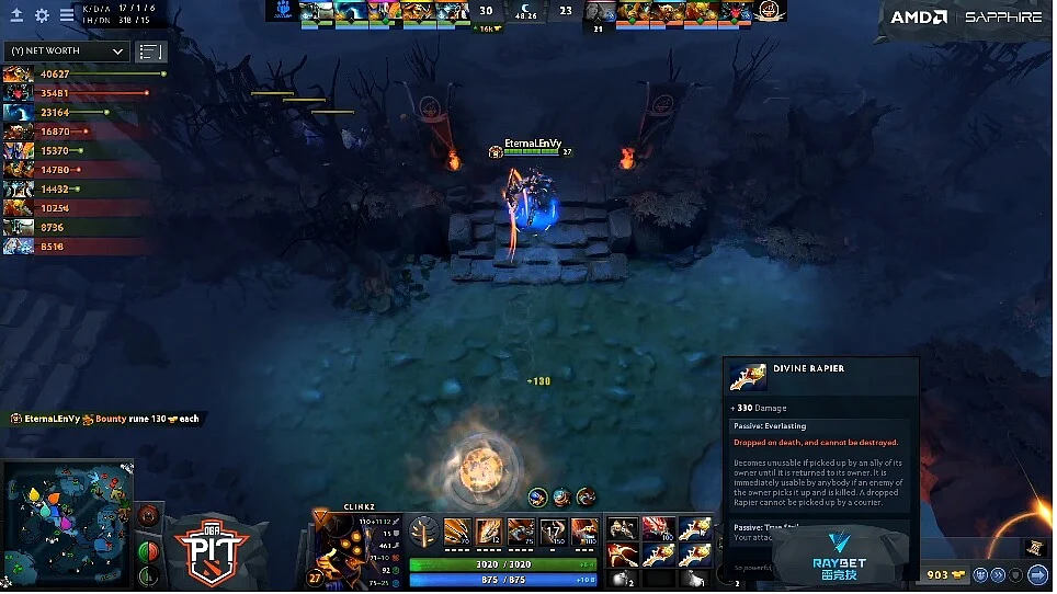 EternaLEnVy Gets 3 Rapiers And Loses Them In A Pro Match