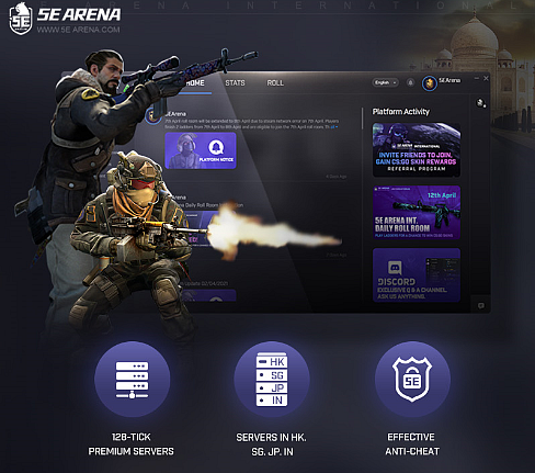 5E Arena to Launch Its CS:GO Servers in India on May 21