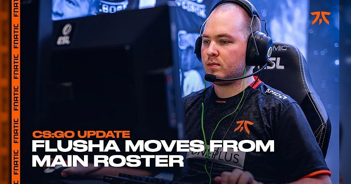 Flusha Benched From Fnatic’s Active Roster For The Third Time