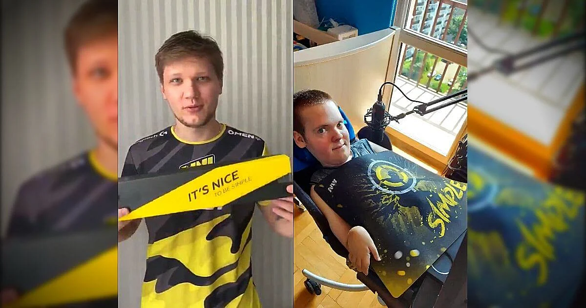 S1mple Gives a Unique Present to Disabled CS:GO Fan and Streamer