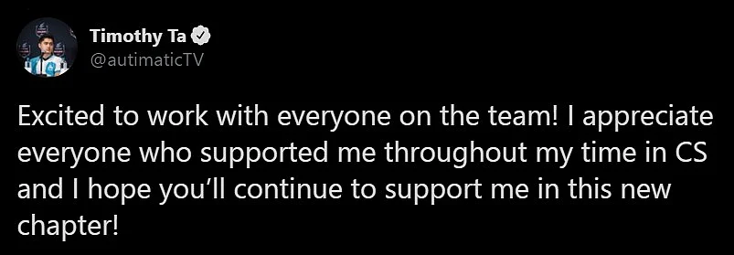 Autimatic Quits CS:GO, Joins T1 Valorant Roster