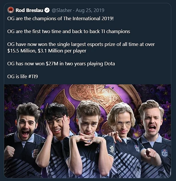 TI10 Is Now The Biggest Prize Pool in Esports History