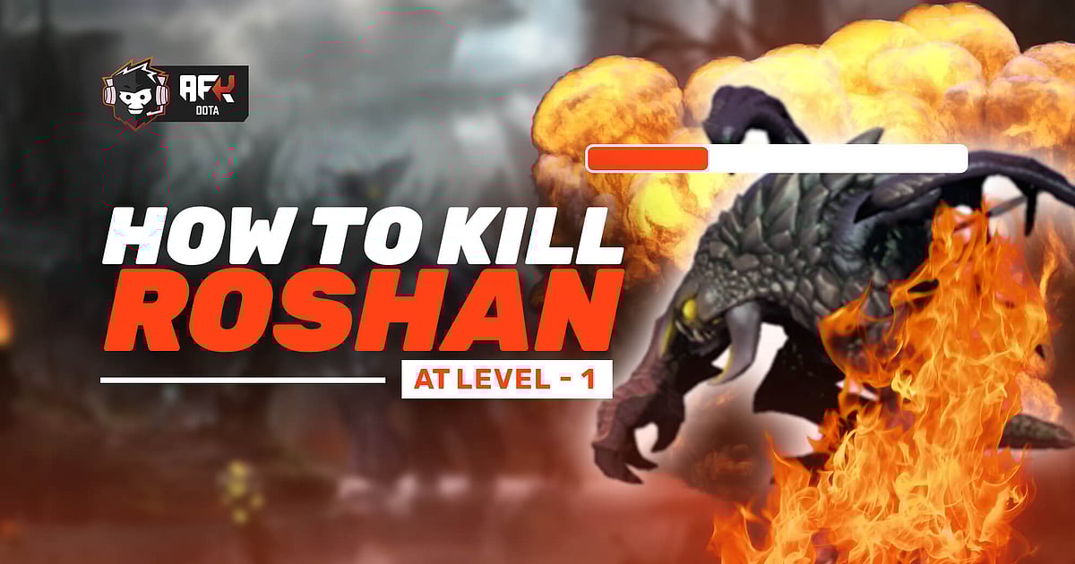 How To Kill Roshan at Level 1 in Patch 7.29C