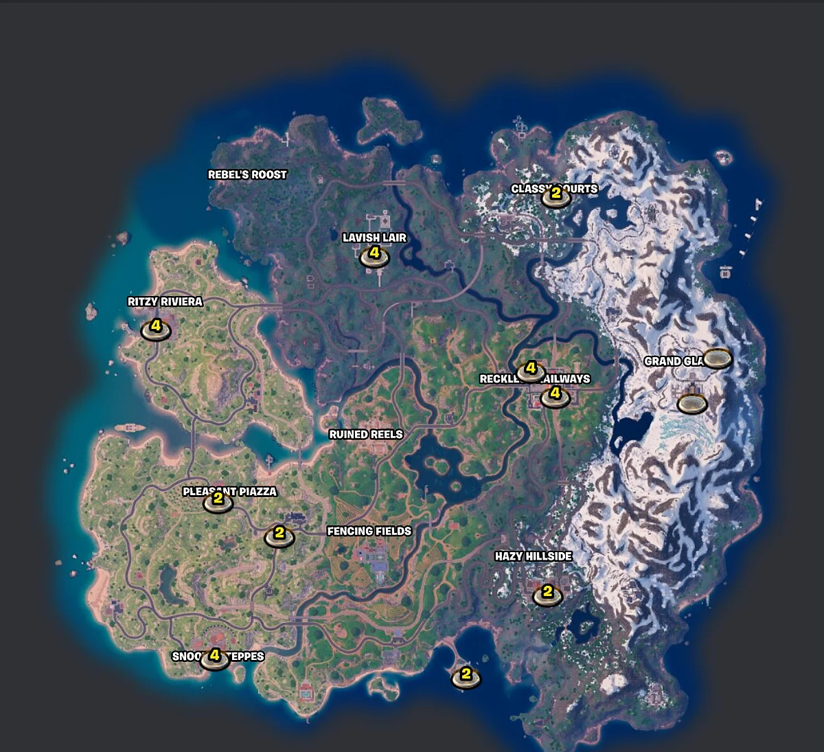 All Fortnite X Tmnt Island Sewer Pipe Locations