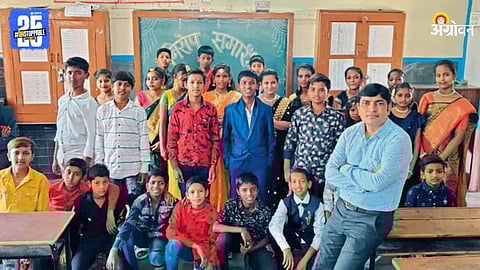 Santosh Jaybhaye and Students