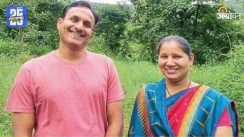 Tanaji Bhosale and Swati Bhosale