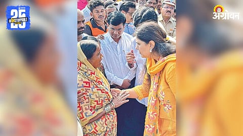 State Environment Minister and Guardian Minister of Jalna, Pankaja Munde