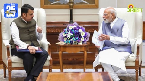 Devendra Fadnavis and PM Modi