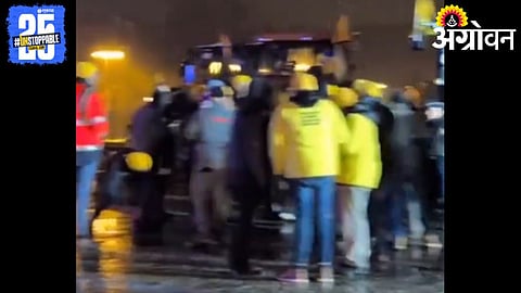 French farmers protest 