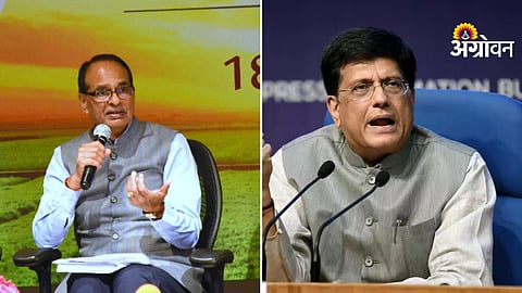 Union Minister of Agriculture
Shivrajsingh Chauhan and Minister of Commerce and Industry Piyush Goyal