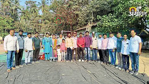 MGNREGA contract staff indefinite hunger strike at Azad Maidan