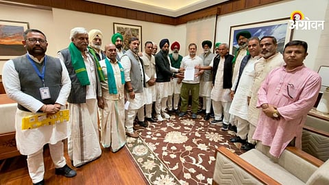 Rahul Gandhi farmers meeting