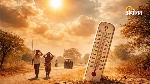 Maharashtra temperature rise forecast today