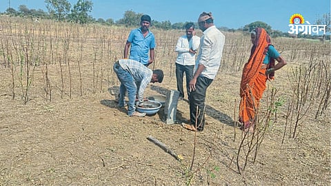 Police protection during Shaktipeeth land measurement in Maharashtra